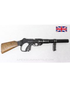 Webley-Schermuly Gas / Riot Gun, Wood Stock, Metal Alloy, Missing Front Sight Post, 37mm *Good*