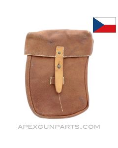 VZ-58 Four Magazine Divided Pouch, Leather *Very Good* 