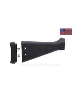 PTR Manufactured Buttstock Assembly for the G3 / HK91 / CETME C, Black Polymer, 922(r) Compliant Part, *NEW* 