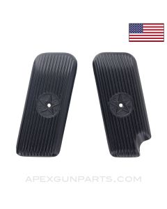 Tokarev Grips, w/ CCCP Star, Black Polymer, 9mm, *New Manufactured*