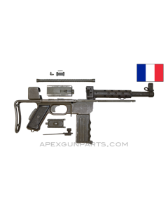 French MAT-49 Parts Kit, 9" Barrel, Collapsible Stock, With Grip Safety, 9mm, Model 1, *Good* 