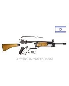 IMI Galil ARM Wood Stock Parts Kit, 18" Barrel w/ Bipod & Carry Handle .223 / 5.56, *Very Good* 
