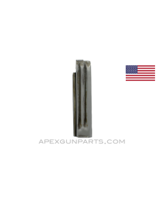 Model 50 / 55 / 60 Reising Magazine Body, 12rd, .45 ACP, Type 1, Ribbed Sides, Blued Steel, *Good*