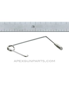 Polish P83 "Wanad" Pistol Extractor Spring, Part #18, *NOS* 