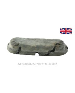 Enfield #5 Buttpad, Rubber, With Melted Rubber *Good* 