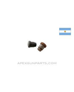 Argentine Ballester-Molina 1911 Pistol Grip Screws, Set of 2, Blued *Good*