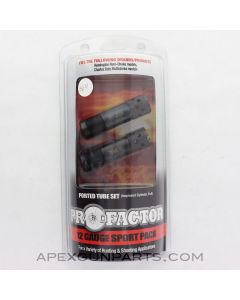 12 Gauge Ported Tube Set, Improved Cylinder + Full, By Pro-Factor *NEW*
