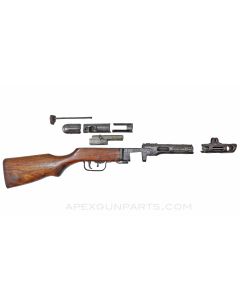PPSh-41 Parts Kit w/Torch Cut Receiver Pieces, Matching, Blued, 7.62X25 *Very Good* 