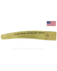 Browning 1919 Spare Barrel Cover, M9, OD Green Canvas, USGI *NOS* 