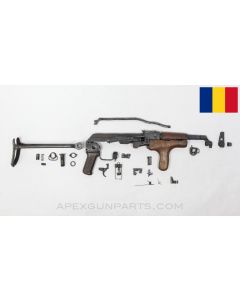 Romanian M65 AK-47 Underfolder Parts Kit, Reverse Wood Foregrip, Non-Matching, 7.62x39 *Good*