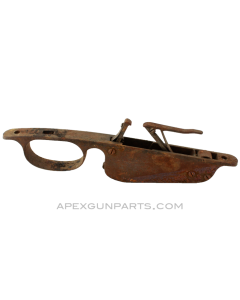 Steyr 1886 11mm Rifle Trigger Housing, With Magazine Spring Assembly, *Fair / Rusty*