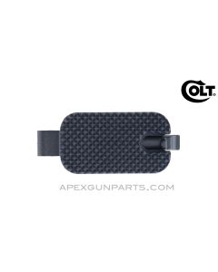 Colt AR-15 A2 Trap Door Assembly for Butt Plate w/Thumb Latch, Checkered Black Polymer *NEW* 