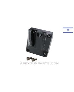 FN MAG58 Trilux Sight Mounting Plate, Aluminum, Black, Israeli *Very Good* 
