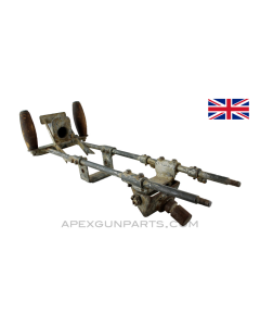 BSA Browning .303 Mark II Aircraft Cradle Mount, w/ Spade Grips & Pintle, *Good*