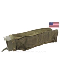 M60 / M60A1 Coax Spent Link & Brass Catcher, Green Canvas, 7.62  *Good* 