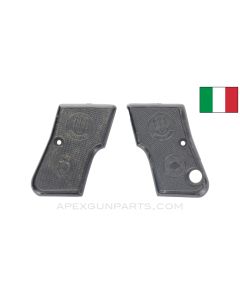 Beretta 950 Jetfire Grip Panel Set, Dual Marked, Black Plastic *Good*