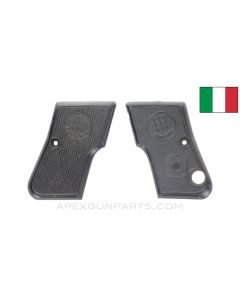 Beretta 950B Jetfire Grip Panel Set, Black Plastic, .25 Auto *Very Good*