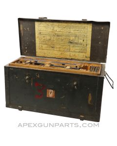 Hotchkiss 1922 Armorer Spare Parts and Tools Chest, Turkish Marked *Good*