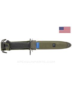 US M7 Bayonet "MILPAR" Marked with M8A1 "PWH" Marked Scabbard *Good* 