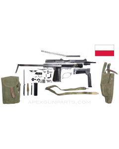PM-63 RAK SMG Parts Kit, Matching Numbers, w/ Accessories, Polish, 9X18 Makarov *Very Good*