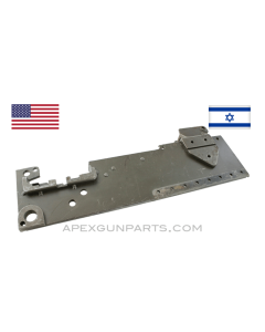Browning 1919 Left Hand Side Plate (LHSP), Broken Cam plate, 7.62 NATO, w/Rear Sight Base, *Very Good*