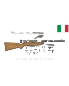 Beretta M38/49 (Model 4) SMG Parts Kit, w/ Demilled Receiver Pieces and Cut Barrel, 9mm, *Good* 