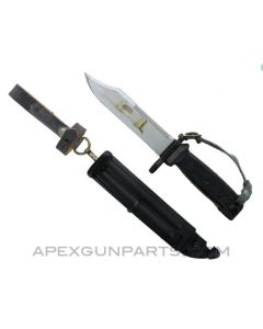 East German AK-74 Type 3 Bayonet with Synthetic Scabbard, *Very Good*  