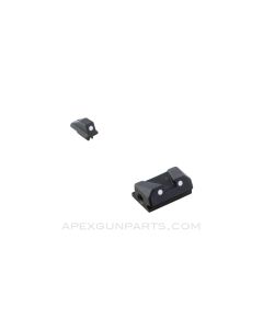 Pistol Front & Rear Pistol Sight Replacement Set, US Made *NEW*