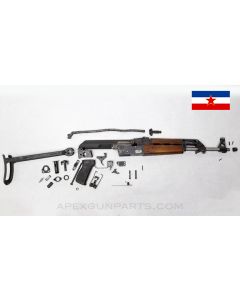 Yugoslavian M70AB2 Underfolder Parts Set, w/ Populated New US Barrel, Bulged Trunnion, 7.62x39 *Good*