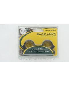 WEAVER 49047 Quad Lock Scope Rings, 1", Up to 44mm OBJ, Aluminum Matte Black *NEW*