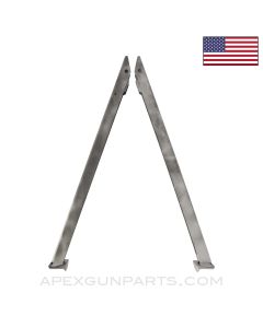 PKM Bipod Leg Set, Left & Right, No Parts Fitted, Unfinished, U.S. Made, *NEW* 