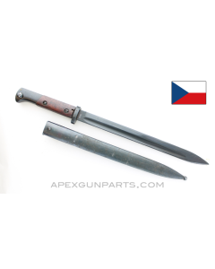 VZ-24 Bayonet and Scabbard, Czech Marked, Non-Matching, *Very Good*