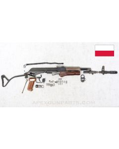 Polish Tantal WZ.88 AK-74 Parts Kit, Side Folding, 5.45X39 *Very Good* 