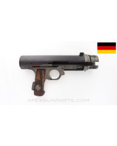 MG-15 Grip Frame & Trigger Guard Assembly, w/ Cracked Bakelite Housing & Wood Grip, 7.92x57 *Good*