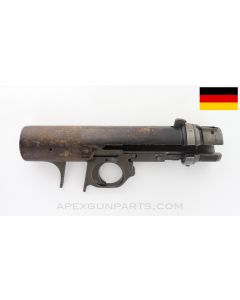 MG-15 Grip Frame & Trigger Guard Assembly, No Wood Grip w/ Cracked Bakelite Housing, 7.92x57 *Good* 