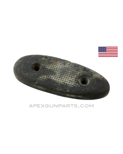 M1 Garand Buttplate, Commercial, Black Rubber *Good* 