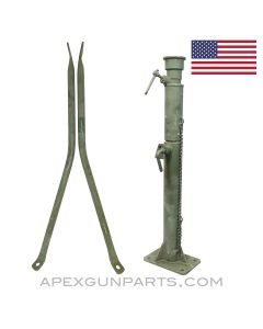 M-31 Pedestal Mount, w/ Support Legs, Vehicle Mount, Green Painted *Very Good* 
