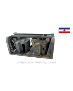 MG-42 / M53 / MG-34 Basket Carrier with Belt Drums, Refinished Black, *Very Good*