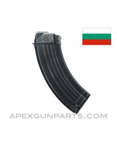 AK-47 Magazine, 30rd, Blued Steel, 7.62x39, Bulgarian *Good* 