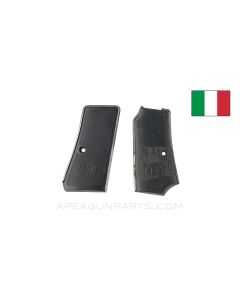 Beretta 1934/1935 Grip Panels, Left & Right, Black W/Metal Back