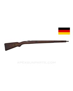G24(T) Mauser Stock, HEER Marked, w/ Bayonet Lug and Butt Plate, WW2 Issue *Good*
