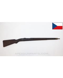 Czech VZ-24 Mauser Stock, Stripped, w/ German WW2 Plugged Wrist Swivel, 38", Wood *Good*