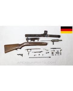 MP-34 SMG Parts Kit, w/ Torch Cut Receiver Pieces, Steyr, 9mm *Good* 