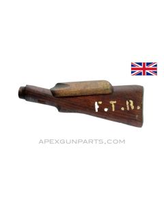 Enfield #4 MK1(T) Sniper Buttstock, W/ Cheek Rest *Good* 