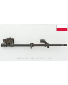 Polish AK-47 Barrel Assembly, 16", Chrome Lined, Cold Hammer Forged, No FSB, Heavy Use *Fair*