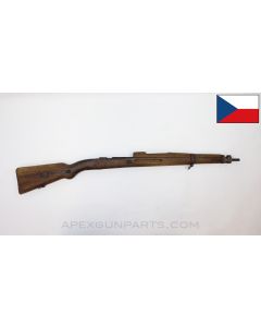Czech VZ-24 Mauser Stock Set, w/ Trench Art on Buttstock, 38", Wood, *Good*