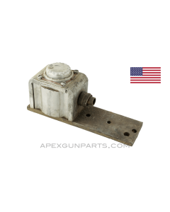 Browning M3 .50 Cal. 12v Electric Trigger Control Solenoid, Side Mount with Mounting Plate, *Good* 