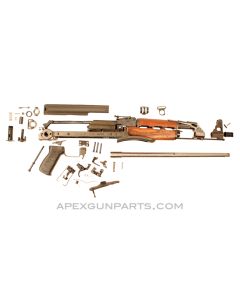 Yugoslavian M70AB1 Underfolder Parts Set w/*NEW* US Barrel, Flat Sided Trunnion, 7.62X39, *Good* 