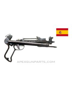 STAR Z-45 SMG Lower Receiver and Grip Frame, With Folding Stock, Stripped Furniture, 9x23 Largo, *Fair*