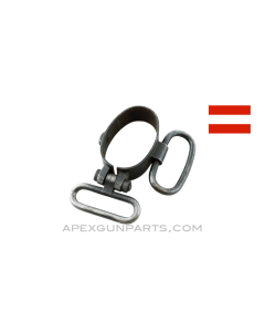 Steyr M95 Rear Barrel Band, With Dual Sling Swivels, Austrian *Good*